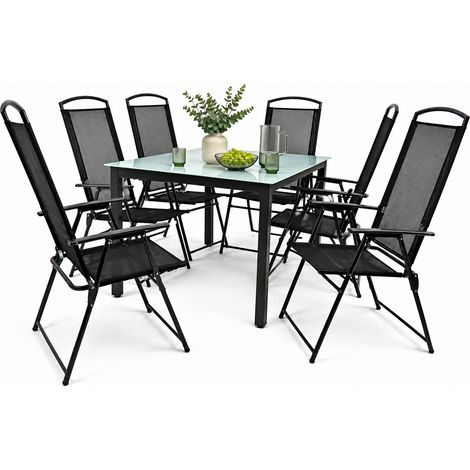 Juego de muebles de jardín del grupo de asientos de 7 piezas 140M 105x140x80 - VCM (1/4)