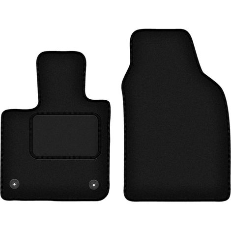Tapis avant noirs pour Fiat E-500X / 500x Crossover électrique (2019-) (1/5)