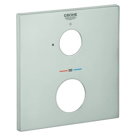 Rosette 49109 eckig für THM-Fertigmontagesets supersteel (1/2)