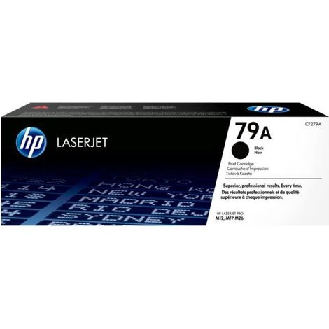 HP 79A toner LaserJet noir authentique CF279A pour HP LaserJet Pro M12/M26