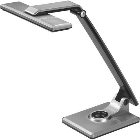 Flexo Vinchi Plata/negro 9w 630lm 4500k Tactil Regulable Intensidad Articulable 41,9x23x27,6 Cm (1/2)