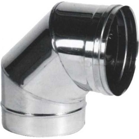 Codo de acero inoxidable sectores 90° 8 mm