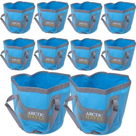 10x Arctic Hayes CWB20L Collapsible Compact Space Saving Folding 20 Litre Bucket (1/5)