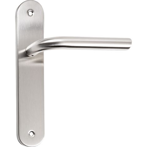 Manilla puerta acero inoxidable 403 ovalada 243x45mm (1/5)