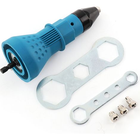 Adaptateur pour rivets électriques, bleu foncé (1/5)