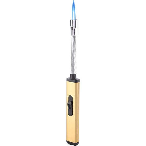 Briquet à Gaz Rechargeable pour Barbecue et Cuisinière avec Tuyau Flexible