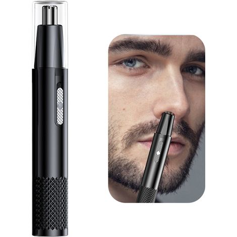 Rasoir électrique rechargeable USB pour hommes, outil portable d'épilation des poils du nez, mini rasoir pour les poils du nez (1/5)