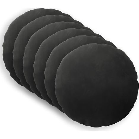 Cushion with Pillow HEERLEN 6 pcs Black Velvet vidaXL (1/5)
