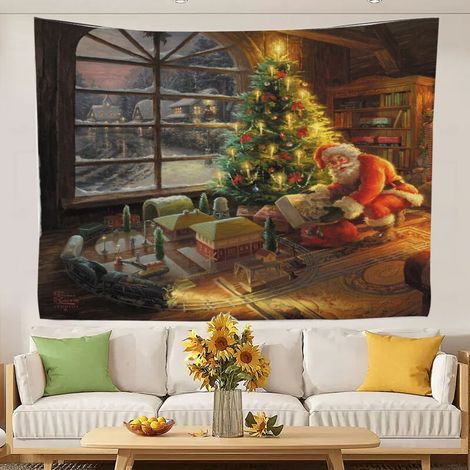 Coole Wandteppiche, lebendige Wandteppiche, Tischdecken für Schlafzimmer und Wohnzimmer 180x150cm (1/5)