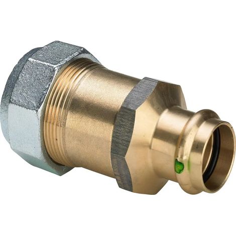 Viega Profipress Sanpress-Raccordo di transizione, DN 25, d 28mm Bronzo rosso o bronzo al silicio Modello 2215.6, 588564