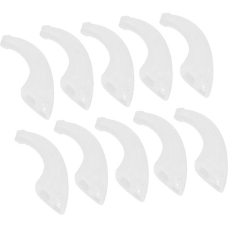 10 crochets d'oreille PP professionnels pour appareils auditifs contour d'oreille - Pièces de rechange (1/5)