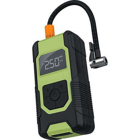 Tragbarer 150PSI-Reifenfüller-Luftkompressor, tragbare Elektroauto-Reifenluftpumpe kabellos, automatische 4-fach-Geschwindigkeits-Reifenpumpe mit digitalem Manometer für Auto, Motorrad, Fahrrad, Ballo (1/5)
