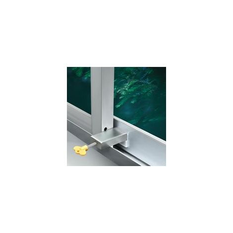 Lot de 2 Verrous de Coulissante pour Serrures de Fenêtre Coulissantes Réglables, Serrure de Fenêtre Coulissante (1/5)