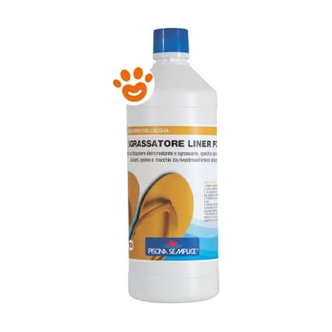 Lapi Piscina Semplice - Sgrassatore LINER FOAM - Confezione 1 Lt - TRATTAMENTO Acqua