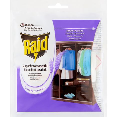 Bustine profumate Raid, lavanda, 18 pezzi. (1/5)