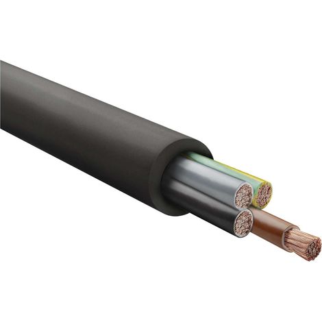 HELU KABEL H07RN-F 4G1,5mm² Gummischlauchleitung AD 10,2mm - 13,1mm Nennspannung Uo/U 450V/750V - 1 Meter