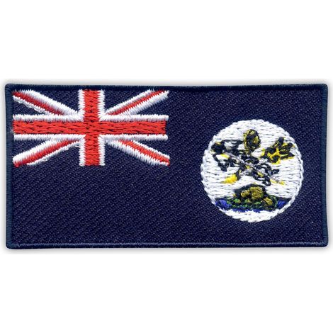 Aufnäher mit der Flagge von Vancouver Island – zum Aufbügeln/Heißsiegeln – gestickter Aufnäher/Abzeichen/Emblem