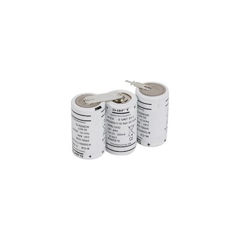 batterie nickel cadmium (ni-cd) - 3 éléments de type vtd - 3.7ah - ura 957893