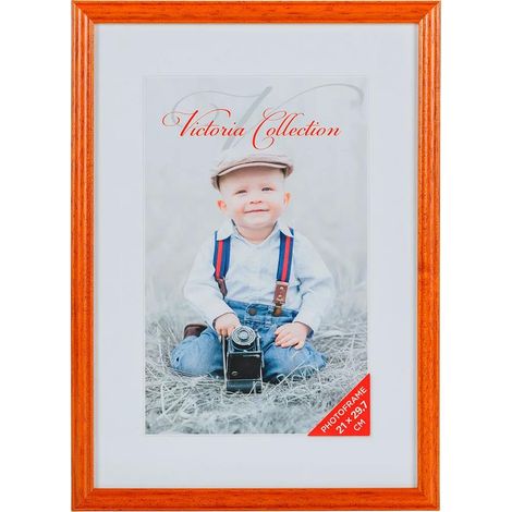 Victoria Collection cadre photo orange format A4 design élégant
