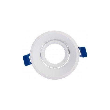 Aro Soporte BOLT Circular Basculante BLANCO Para Modulo COB (1/2)