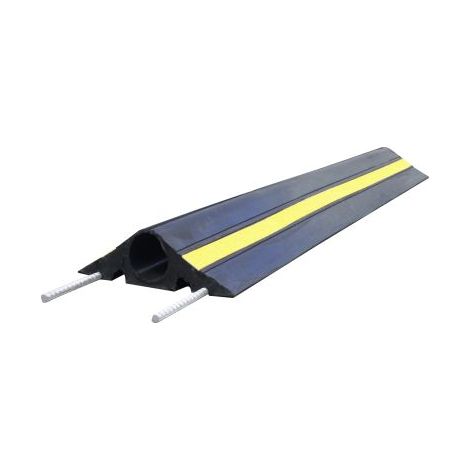 Protège câble RS PRO, Ø interne: 60mm, long. 1m, Caoutchouc Noir/Jaune ( Prix pour 1 )