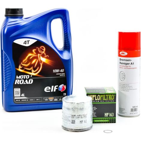Kit Entretien Vidange pour BMW R 1100 RT de 1996 à 2001 - ELF MOTO 4 ROAD 10w40 4L