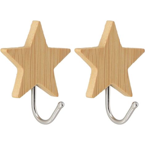 Set aus 2 bambushaken edelstahl 3m - stern - Tendance