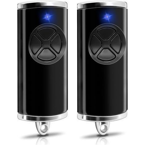 Télécommande 868,3 MHz (2 pièces) avec 4 touches de fonction, compatible avec les modèles HSE2-868-BS, HSE-4-868-BS, HS4-868-BS, HS1-868-BS, HSS4-868-BS et HSP4-868-BS. (1/5)