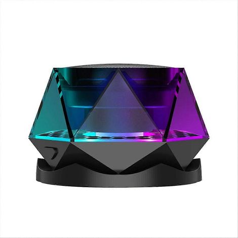 Magnétique Enceinte Bluetooth avec LED, sans Fil Mini Outdoor Subwoofer (1/5)