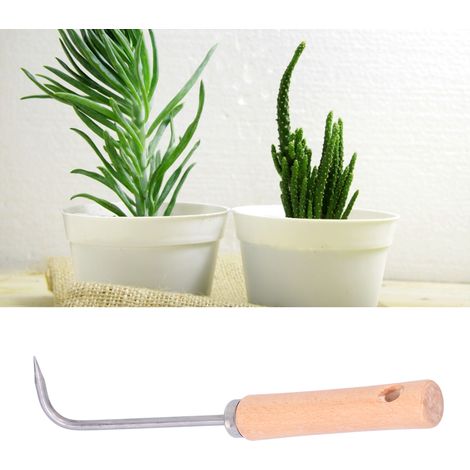 Crochet à racines à une griffe, outil pour bonsaï, outil pour ameublir la terre, outil de jardinage et d'aménagement paysager en pot (1/5)