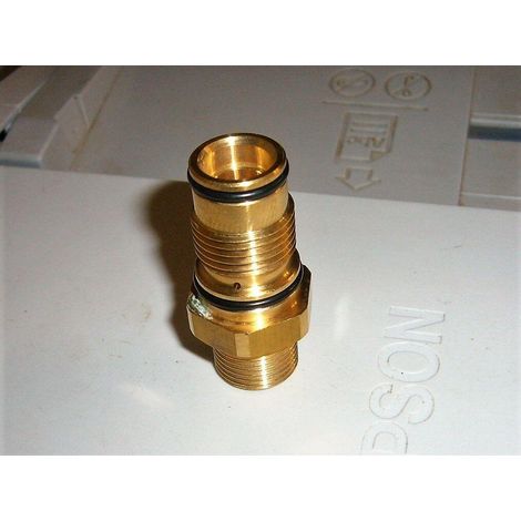 ASSIEME RACCORDO USCITA TESTATA OTTONE 3/8 VALVOLA RITEGNO LAVORWASH 5.609.0079