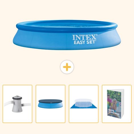 Intex Piscine Easy Set Ronde - 305x61 cm - 5-pièces SCB117 (1/5)