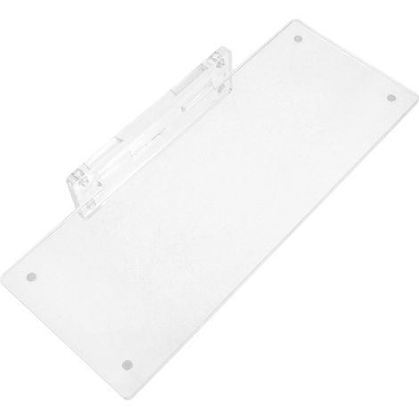 Porte-affiche de bureau double face en acrylique, adapté aux environnements de bureau, transparent, design simple, 1 pièce. (1/5)