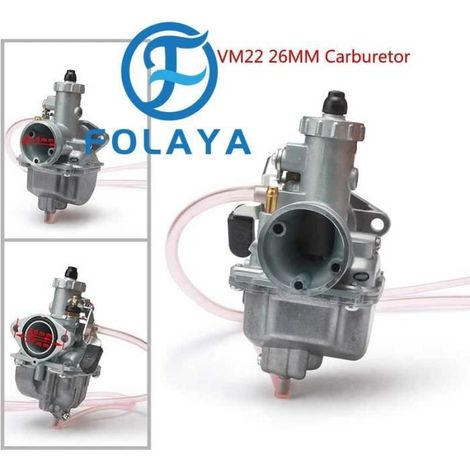 FOLAYA VM22 PZ26 Carburateur pour quad, moto tout-terrain 125/144/150/160/170 cm³ - 26 mm (1/3)