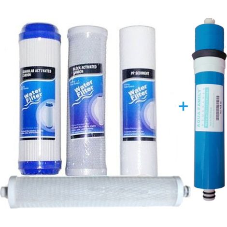 Jeux 4 filtres + membrane 75 GPD osmose inverse NT03