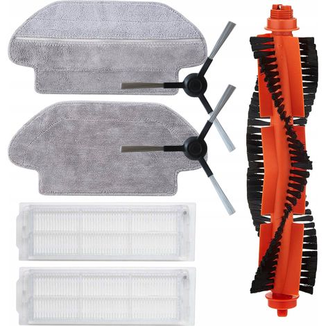 Brosses, filtres, serpillères pour aspirateur balai Xiaomi Pro, S10 viomi V2 V3 - 7 pièces. (1/5)