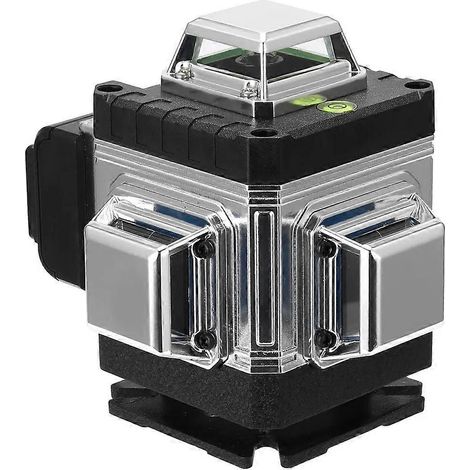 Niveau laser multifonctionnel à 16 lignes, autonivelant à 3°, niveau à 360° pour montage au sol ou au mur, prise standard européenne. (1/5)