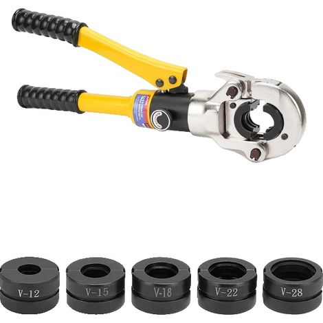 Outil de sertissage, Construction durable, Performance efficace, V12 15 18 22 28mm (1/2)
