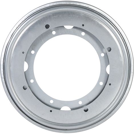 Robuster, verzinkter Drehteller für Tischplatten (23 cm, silber) – 360°-Schwenkmechanismus (1/5)