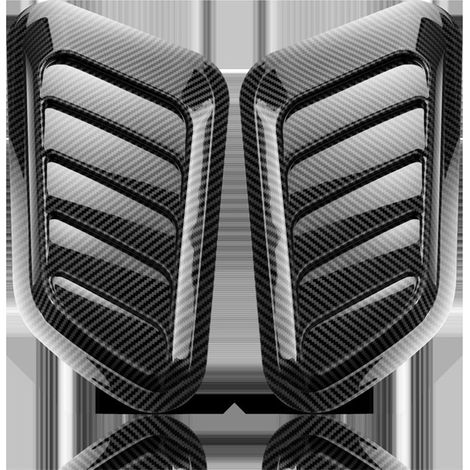 BRAVIX Capot D'admission D'air Universel, 2 Pièces, Couvercle De Ventilation, Décoration De Capot De Voiture, Couvercle De Moteur De Turbine D'admission D'air Couvercle D'évent Capot (1/4)