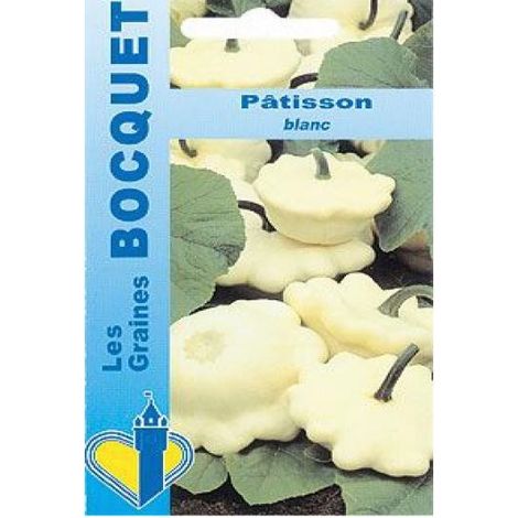 Patisson blanc le sachet de 8  10 graines (1g) (1/2)