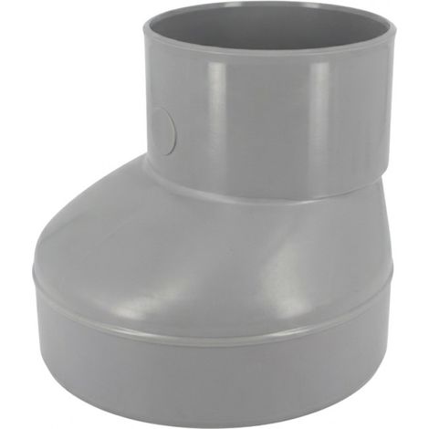 Réduction PVC extérieur excentrée mâle-femelle Ø 250/160 à coller