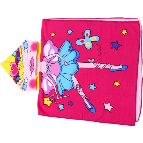 1 pièce Cape de bain à capuche Peignoir en microfibre (1/5)