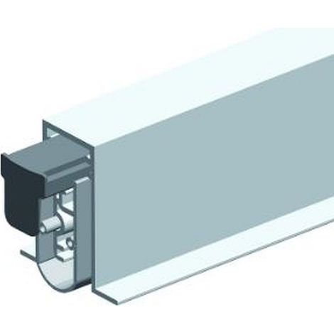 Ellen Autom. Türbodendichtung EM  Soundproof Omega z. Einnuten silber, L 1208mm (1/4)