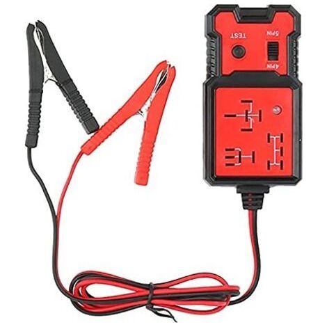 Testeur électronique de relais automobile 12 V avec clips - Testeur de relais électronique pour réparation automobile (1/5)