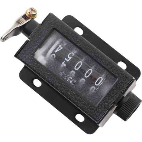 5-Digit Mechanical Pull-Back Counter, 0-99999 Reset