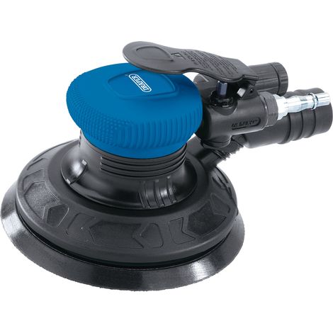 Draper Storm Force 150mm (6") Dual Action Random Orbital Air Sander with Variable Speed, Composite Body, Model 65084