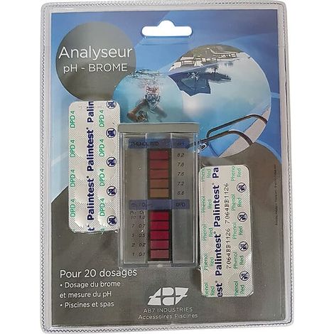 KIT ANALYSEUR pH et BROME avec pastilles
