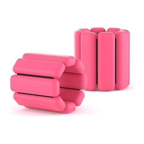1 Paire de Poids de Poignet,Poids de Cheville,Réglables Sangles Poignet Amovible,Bracelet de Poids Portable,Poids de Musculation Poignet/Jambe/Bras pour Exercice Jogging Yoga Danse Marche (1/5)