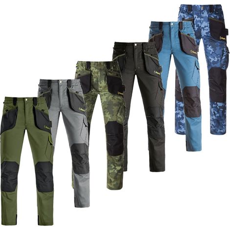 Pantaloni da lavoro Kapriol Slick - XL - Blu/Azzurro